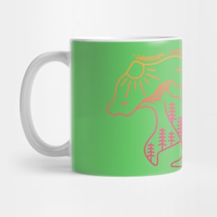 Bear and Mountain Adeventure Mug